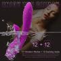 Cli^torial Sucking Toy for Women,12 Sucking Modes Tongue Vibrating Toy & Simulator with 24 Speed Vibration T-Shirt