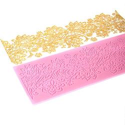 ETbotu Silicone Fondant Tool Flower Pattern Lace Mold Silicone Sugar Lace Pad Cake Brim Decoration Mold Kitchenware DIY Tool