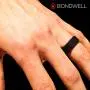 BONDWELL Silicone Wedding Ring for Men Save Your Finger & A Marriage Safe, Durable Rubber Wedding Band for Active Athletes, Military, Crossfit, Weight Lifting, Workout