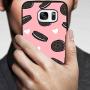 Samsung Galaxy S7 Case,Flexible Soft TPU Cover Shell,Slim Silicone Black Rubber Non-Slip Durable Design Protective Phone Case for Samsung Galaxy S7 -Biscuits