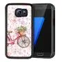 Samsung Galaxy S6 Case,Flexible Soft TPU Cover Shell,Slim Silicone Black Rubber Non-Slip Durable Design Protective Phone Case for Samsung Galaxy S6 -Bicycle