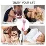 Pussey Licker Toy for Women Six Toy with Tongue and Suction Oral Licking Toy Hands Free Silicone Pleasure Toy Couple Waterproof Vibràntor Bùllet for Women Couple Stimulàtor