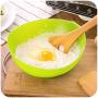 Multifunctional Salad Bowl Silicone Cooking Bowl Microwave Oven Available Kitchenware Baking Tools