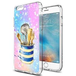 Kitchenware Clear Cover Case for Apple iPhone 6s Plus (2015), iPhone 6 Plus (2014) 5.5 Inch Shock Absorbent