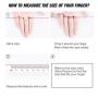 COOLOO Silicone Wedding Ring for Women, 2/5/10 Packs Thin Stackable Braided Rubber Wedding Bands, Comfortable Durable, Affordable Fashion Elegant, Skin Safe