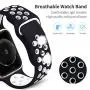 Bravely klimbing Compatible with Apple Watch Band 44mm 42mm 40mm 38mm, Soft Silicone iWatch Bands Replacement Sport Bands for iWatch Series 5 4 3 2 1 for Men and Women S/M M/L