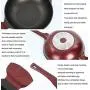 ZPWSNH Frying Pan, Maifan Stone Smokeless Nonstick Pan, Gas Cooker Barbecue Pot