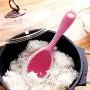 1pc Non Stick Rice Spoon Creative Silicone Spoon Sushi Scoop Household Kitchen Accessories Cooking Tools Kitchenware,Purple