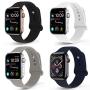 NUKELOLO Sport Band Compatible with Apple Watch 38MM 40MM 42MM 44MM,Soft Silicone Replacement Strap Compatible for Apple Watch Series 5/4/3/2/1