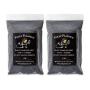 Polly Plastics Rock Tumbler Media Grit Refill, 2 lb Coarse 60 Silicone Carbide Grit, Stage 1 for Tumbling Stones (2 Pack)
