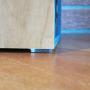 Rubber Bumpers Self Adhesive Large - 20 Pack - Rubber Pads for Cutting Board Feet - 1 Inch Square Clear Rubber Bumper Pads
