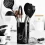 ANLIN 9 Pcs/Set Silicone Cookware Sets Stainless Steel Handle Kitchenware Nonstick Cookware Set Spoon Clip Spatula Brush Kitchen Tool