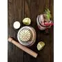 Natural Wood Muddler + Stainless Steel Mason Jar Cocktail Shaker Lid with Silicone Seal | The Perfect Bar Tool Set for your Mojito, Caipirinha, Martini, Margaritas Drinks & More.