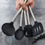 Kitchen Utensils,silicone Spatula Set Stainless Steel Kitchen Utensils Silicone Kitchenware Shovel Scoop Kit-eight Piece Set 35.5cm(13.9inch)