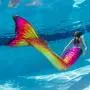 Fin Fun Mermaid Tails for Swimming with Monofin - Kids and Adult Sizes - Limited Edition
