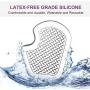 Promifun Ball of Foot Cushion, Metatarsal Foot Pads for Women, Gel Dancer Pads, High Heel Pads, for Pain Relief- 5 Pairs