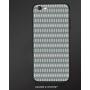 Compatible with iPhone 6 Ultra Slim Shockproof TPU Back Cover for iPhone 6S,Kitchen Decor,Abstract Folkart Tile Pattern Home Cafe Interior Decoration Kitchenware Print,Turquoise Black Cream