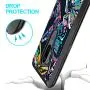 LG G7 ThinQ Case,Flexible Soft TPU Cover Shell,Slim Silicone Black Rubber Non-Slip Durable Design Protective Phone Case for LG G7 ThinQ -Butterfly