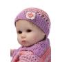 Nicery Reborn Baby Doll Soft Simulation Silicone Vinyl Cloth Body 18inch 45cm Magnetic Mouth Lifelike Vivid Boy Girl Toy for Ages 3+ Red Pillow Eyes Open 45C021O