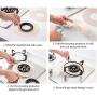 Hli-SHJHsmu 4PCS Gas Range Protectors Reusable Stovetop Non Stick Stove Protectors Cover Protection Pad Stove Protector