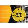 Woods 4907 Extension Cord Reel with 4-Outlets 16/3 SJTW and 12A Circuit Breaker, 25-Foot