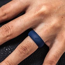 ThunderFit Silicone Wedding Ring for Men, Rubber Wedding Band - 8.7mm Wide