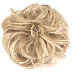 SLLIE Messy Hair Bun Extensions Chignons Hair Hair Scrunchie Scrunchy Updo Hairpiece