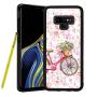 Samsung Galaxy Note 9 Case,Flexible Soft TPU Cover Shell,Slim Silicone Black Rubber Non-Slip Durable Design Protective Phone Case for Samsung Galaxy Note 9 -Bicycle