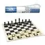 WE Games Roll-up Travel Chess Set in Carry Tube with Shoulder Strap - A Great Beginner Chess Set