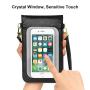 MoKo Cell Phone Bag, Multi-pocket Crossbody Pouch with Shoulder Strap Fit iPhone 11 Pro/11/11 Pro Max/Xs Max/XR/Xs/X, Samsung Galaxy Note 10/Note 10 Plus/S10e/S10/S10 PLUS, Oneplus 7/7 Pro - Black
