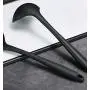 FAMILYA Silicone Shovel Household Silicone Spatula Nonstick Cookware Shovel Cooking Shovel Soup Spoon Set High Temperature Kitchenware (Color : D)