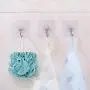MOVEmen Hook 4PC Strong Transparent Suction Cup Sucker Wall Hooks Hanger for Kitchen Bathroom Coat Hook Strong Jewelry Stand Kitchenware Storage Rack Keychain Hook Home Decoration Wallet Handbag Hook