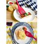 Silicone Kitchenware 10 pcs Set Heat Resistant Non Stick Kitchen Cooking Baking Utensils Tools Set, Spatulas, Spoon, Tongs(Red)