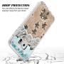 Samsung Galaxy S7 Case, Soft TPU Slim-Fit Flexible Ultra-Thin Clear Case, Full-Body Rugged Bumper Print Baby Turtle Case for Samsung Galaxy S7, Transparent