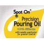 Spot On Acrylic Pouring Oil -100% Pure Silicone with Two (2) caps to Meet Your Artistic Needs for Superior Cell Creation - 4 Ounces