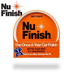 Nu Finish Better Than Car Wax Paste Polish Advanced Top Coat Sealant with Simple Once A Year Application, Perfect Kit for Fiberglass Boats, Motorcycles and Various Appliances