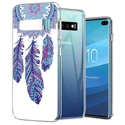 Feather Wind Chime Case Cover Fits for Galaxy S10+ [6.4inch] Full Body