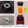 Automatic Digital Smart Timer Program 2200W Heavy Duty Power Blender Mixer Juicer Food Processor Ice Smoothie Bar Fruit,Black Extra Driver,Us Plug