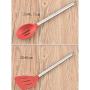 SKYyao Kitchen utensil set Non-stick pot silicone kitchenware seven piece set stainless steel handle nylon scoop kitchen tool nylon + stainless steel
