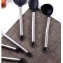 Silicone Kitchenware 6 Pieces Kitchen High Temperature Stainless Steel Handle Silicone Spatula Nonstick Kitchenware, Kitchenware