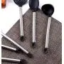 Silicone Kitchenware 6 Pieces Kitchen High Temperature Stainless Steel Handle Silicone Spatula Nonstick Kitchenware, Kitchenware