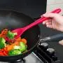 Large Silicone Spoon Long Handle Kitchen Spoon Scoop Ladle for Cooking Baking Mixing Spoon Spatula Silicone Utensils Kitchenware,Random