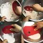 Zoie + Chloe Multi-Purpose Silicone Scraper - Bowl Dough Icing Dish Pot Pan & More