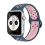 AdMaster Bands Compatible with Apple Watch 38mm 40mm 42mm 44mm,Soft Silicone Replacement Wristband Compatible with iWatch Series 1/2/3/4