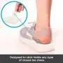 BraceAbility Medial & Lateral Heel Wedge Silicone Insoles (Pair) - Supination & Pronation Corrective Adhesive Shoe Inserts for Foot Alignment, Knock Knee Pain, Bow Legs, Osteoarthritis