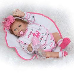 Silicone Full Body Reborn Baby Dolls Twins Boy and Girl 20 inch Anatomically Correct Newborn Size Bebe Look Real Washable Toys for Toddler Doll House 2 PCS