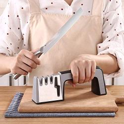 SXJJQAQ Sharpener Manual Sharpener Knife Bladed Scissors Kitchen Suitable for All Types of Tools