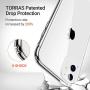 TORRAS Hybrid Clear iPhone 11 Case, Anti-Yellow [RoHS Certified] X-Shock Full Protection Hard PC with Soft Bumper Slim Thin Phone Cover Case for iPhone 11 6.1 inch (2019), Clear