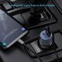 Rapid USB C Car Charger, Compatible for Samsung Galaxy S10/S10+/S10e/Note 10/Note 10 Plus/Note 9/Note 8/S9/S9 Plus/S8 Plus/A50/A70, Quick Charge 3.0 Dual USB Fast Car Charger with Type C Cable 3.3ft