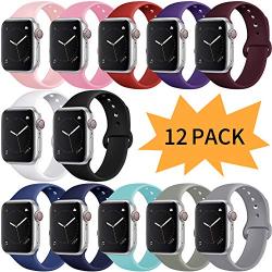 Bravely klimbing Compatible with Apple Watch Band 38mm 40mm 42mm 44mm, for Women Men, iwatch Bands Compatible with iWatch Series 5,Series 4, Series 3, Series 2, Series 1, S/M, M/L